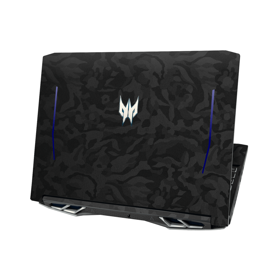 Acer Predator Helios 300 (15.6") Luxuria Black 3D Textured Camo Camouflage Skin Wrap Sticker Decal Cover Protector by QSKINZ | qskinz.com