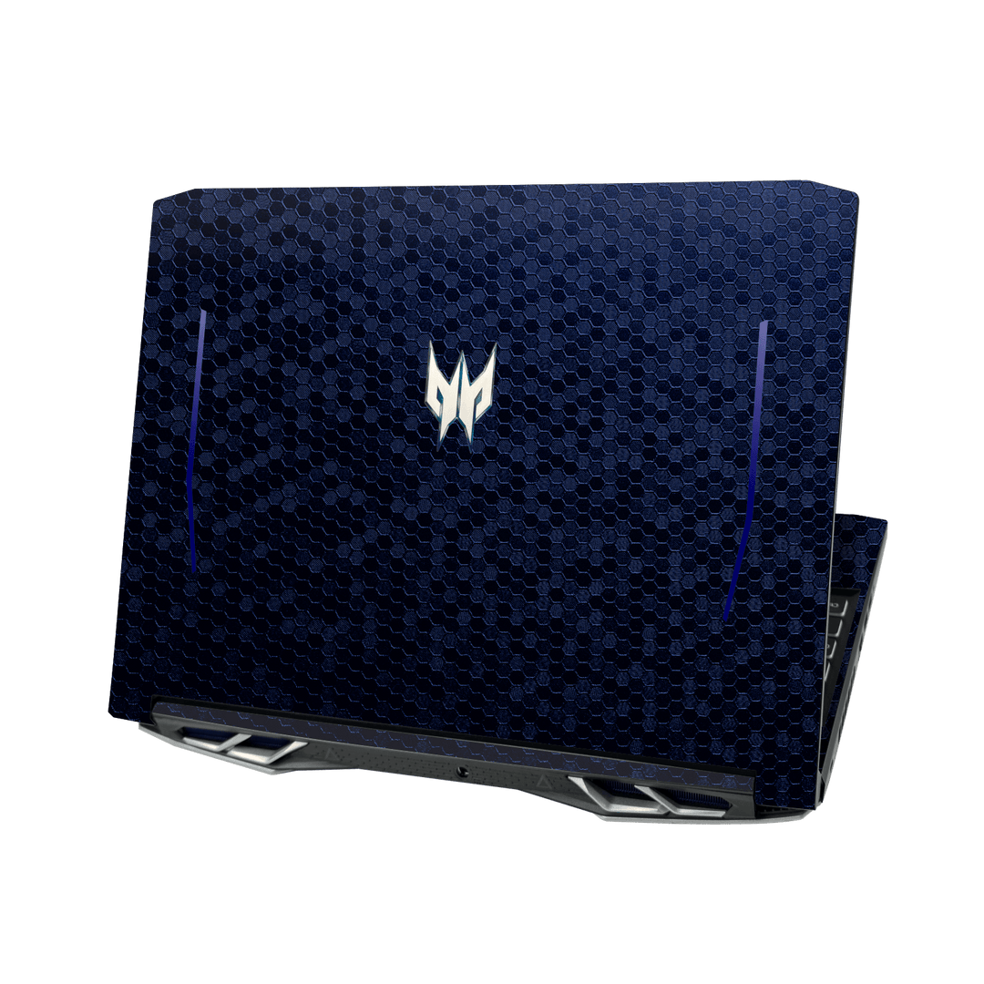 Acer Predator Helios 300 (15.6") Luxuria Navy Blue Honeycomb 3D Textured Skin Wrap Sticker Decal Cover Protector by QSKINZ | qskinz.com