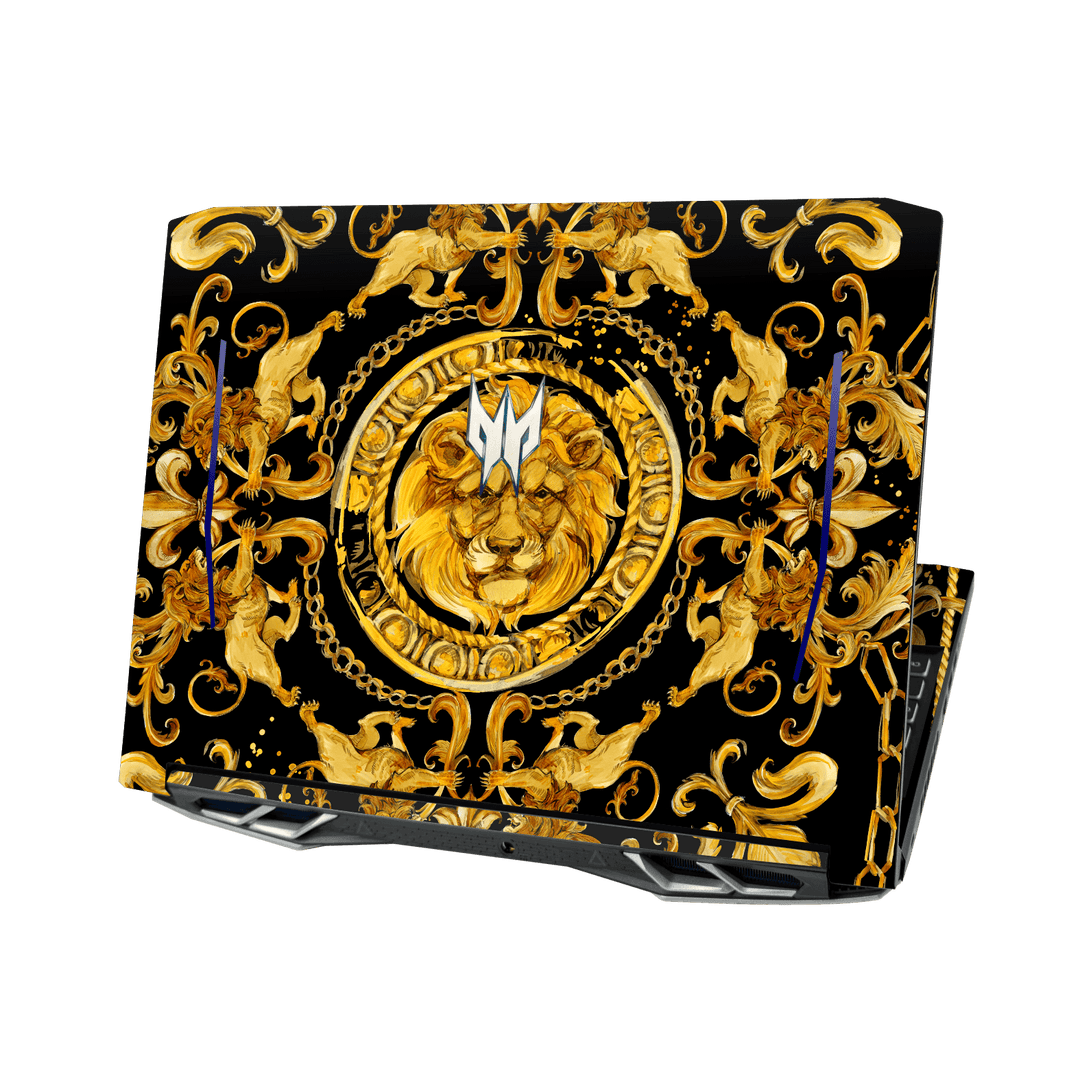 Acer Predator Helios 300 (15.6") Print Printed Custom SIGNATURE Baroque Gold Ornaments Skin Wrap Sticker Decal Cover Protector by QSKINZ | qskinz.com