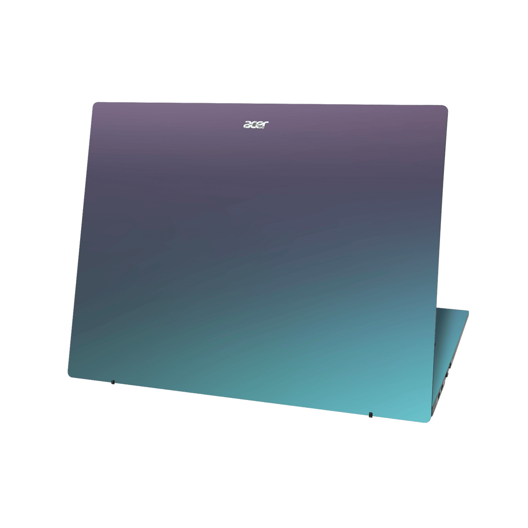 Acer Swift EDGE 16 Chameleon Turquoise-Lavender Lilac Colour-changing Metallic Skin Wrap Sticker Decal Cover Protector by QSKINZ | qskinz.com