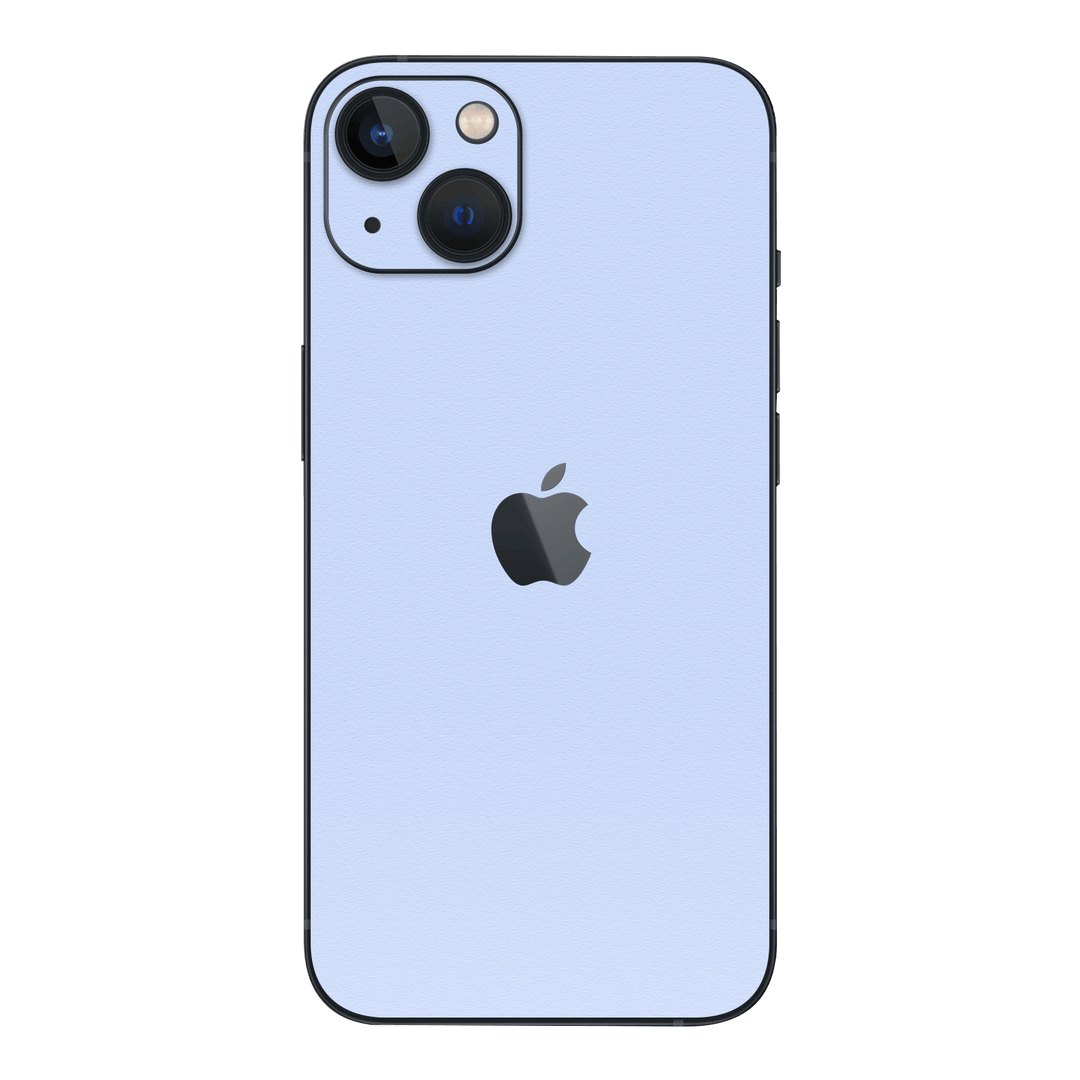 iPhone 15 Plus LUXURIA August Pastel Blue Textured Skin - Premium Protective Skin Wrap Sticker Decal Cover by QSKINZ | Qskinz.com