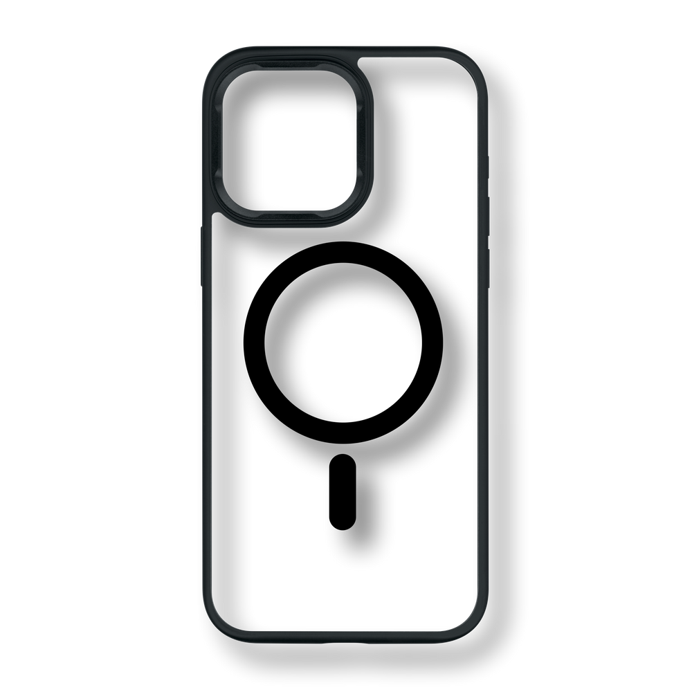 iPhone 15 PRO Qcaze - Soft-Touch LUNAR Grey StealthMatte (Case + Skin Kit)