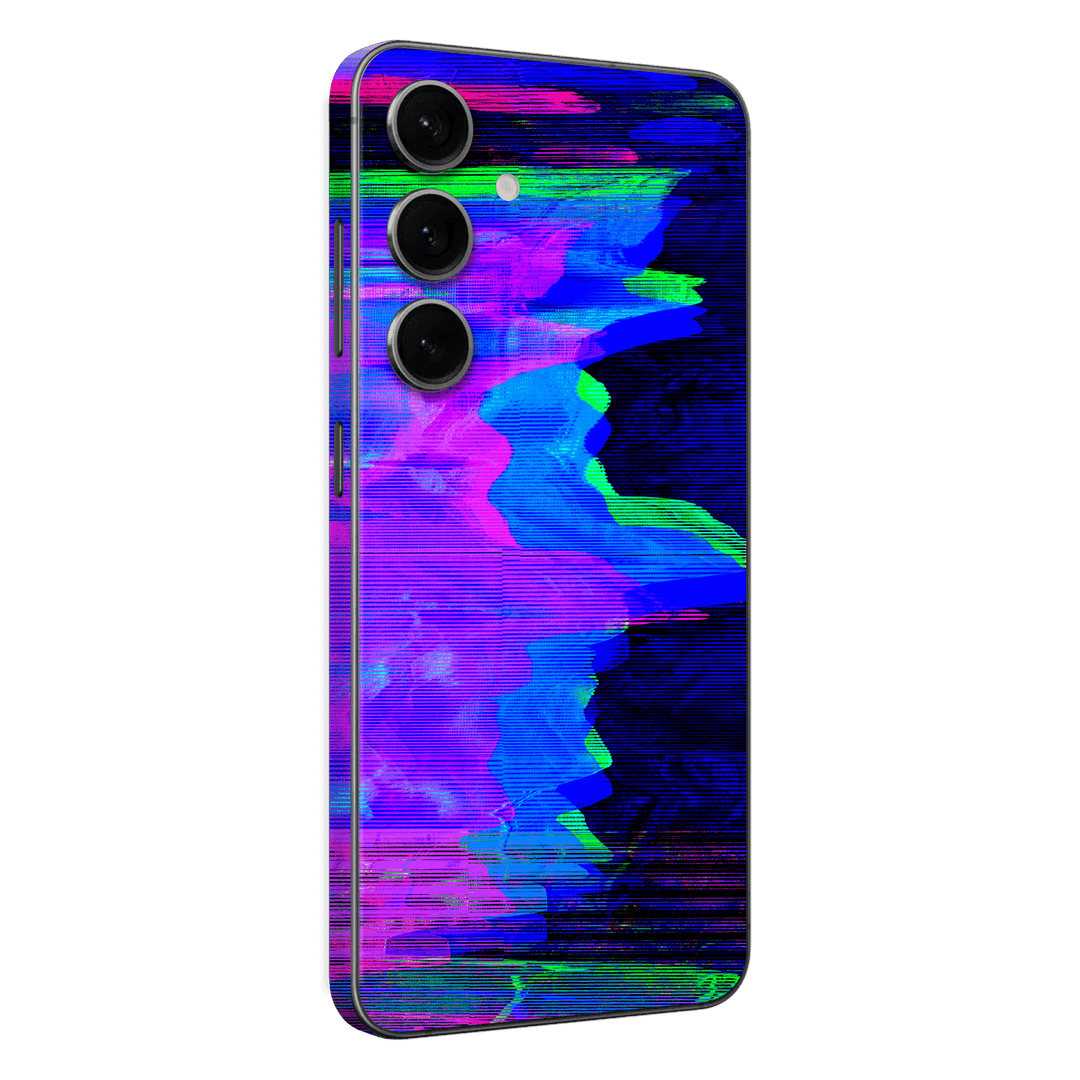 Galaxy S24 Custom Printed SIGNATURE “Andromeda” Blue Purple Wave Skin Wrap Sticker Decal Cover Protector by QSKINZ | QSKINZ.COM