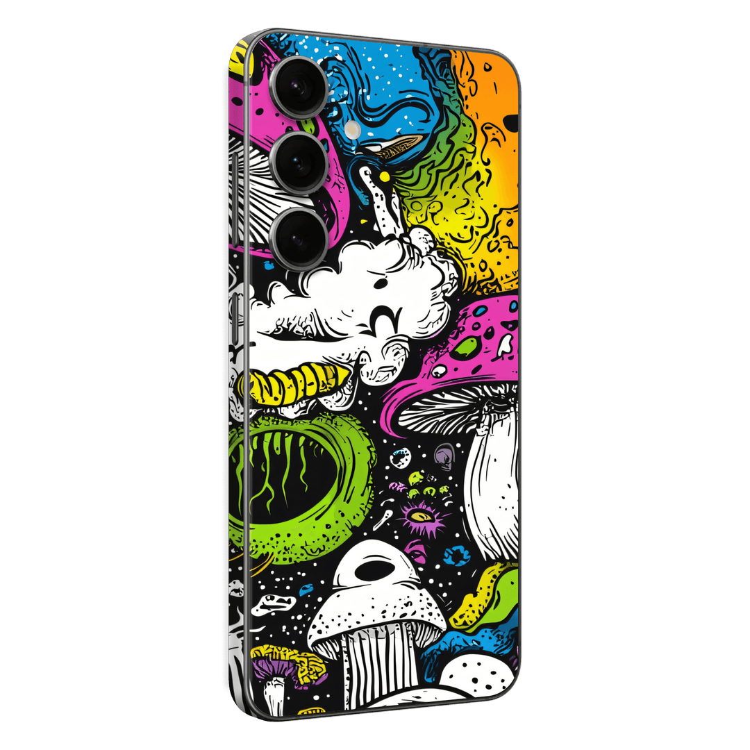 Galaxy S24 Custom Printed SIGNATURE “Cartoon Bloom” Art Painting Skin Wrap Sticker Decal Cover Protector by QSKINZ | QSKINZ.COM