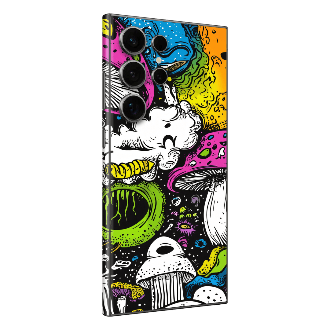 Galaxy S24 ULTRA Custom Printed SIGNATURE “Cartoon Bloom” Art Painting Skin Wrap Sticker Decal Cover Protector by QSKINZ | QSKINZ.COM