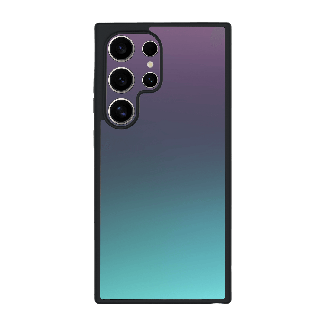 Galaxy S24 ULTRA Qcaze Chameleon Turquoise-Lavender Lilac Colour-changing Metallic Case by QSKINZ | qskinz.com