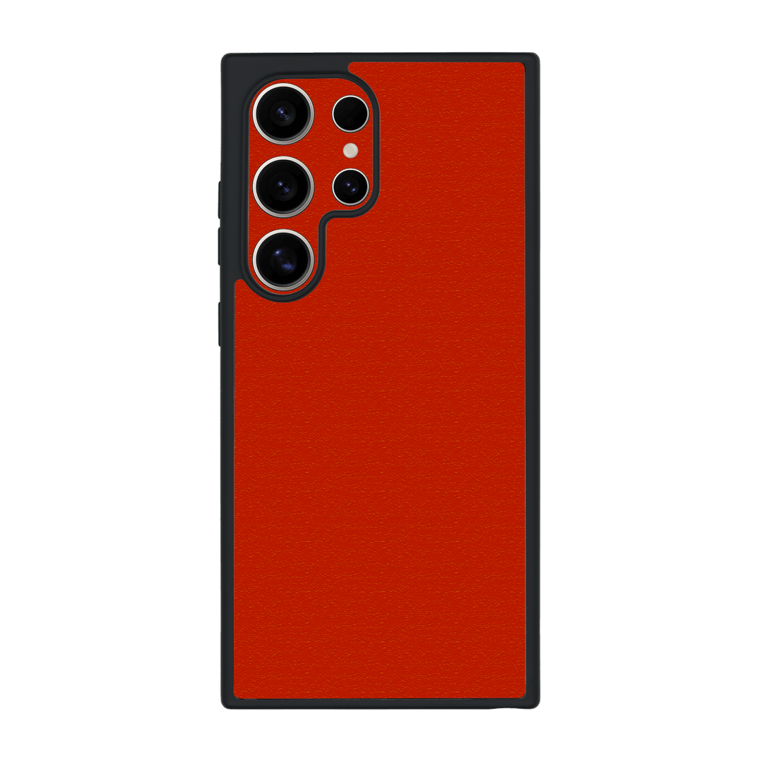 Galaxy S24 ULTRA Qcaze Luxuria Red Cherry Juice Matt 3D Textured Case by QSKINZ | qskinz.com