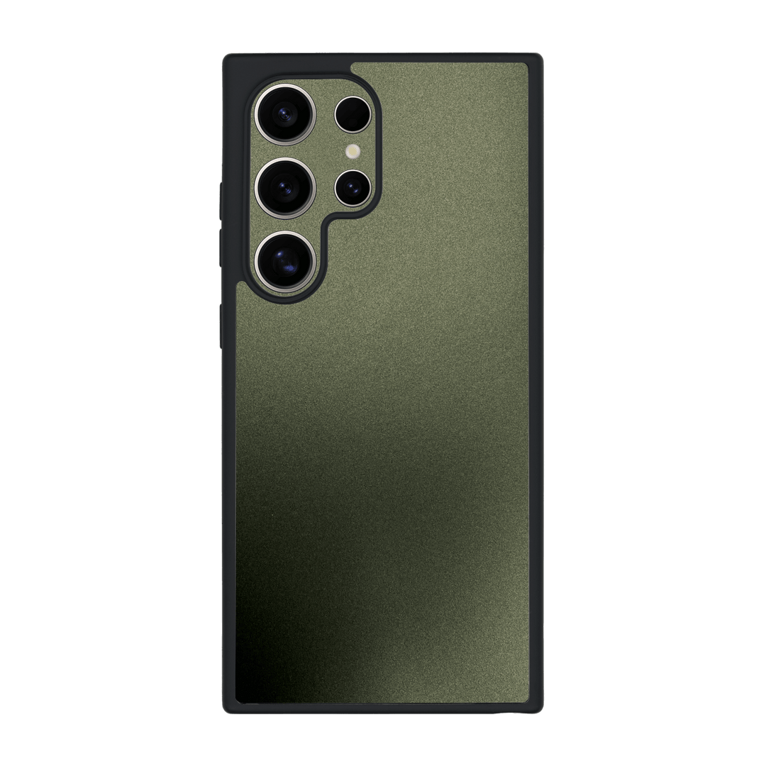 Galaxy S24 ULTRA Qcaze Military Green Metallic Case by QSKINZ | qskinz.com