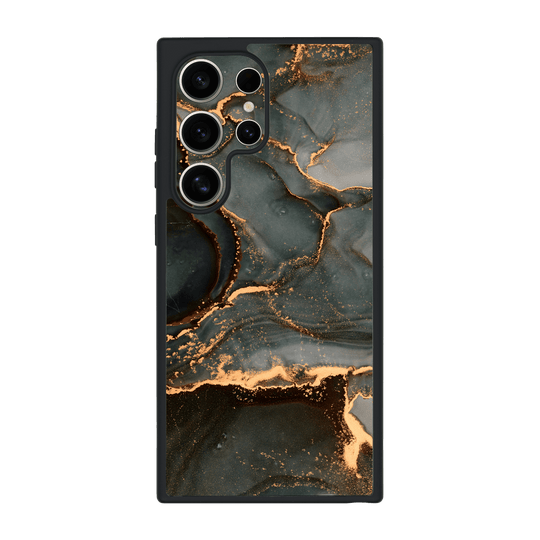 Galaxy S24 ULTRA Qcaze Print Printed Custom SIGNATURE AGATE GEODE Deep Forest Case by QSKINZ | qskinz.com