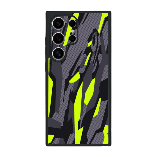 Galaxy S24 ULTRA Qcaze Print Printed Custom SIGNATURE Abstract Green Camouflage Case by QSKINZ | qskinz.com