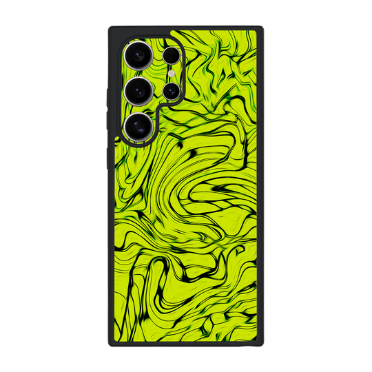 Galaxy S24 ULTRA Qcaze Print Printed Custom SIGNATURE Hypnotic Green Electric Jade Case by QSKINZ | QSKINZ.COM