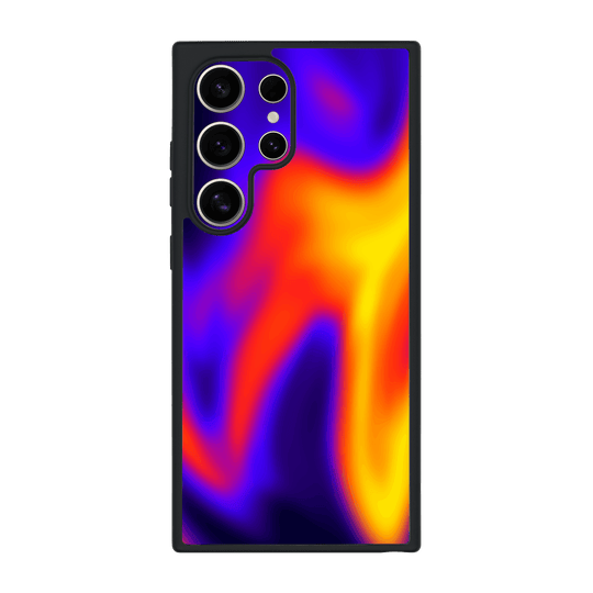 Galaxy S24 ULTRA Qcaze Print Printed Custom SIGNATURE Infrablaze Infrared Thermal Neon Case by QSKINZ | QSKINZ.COM