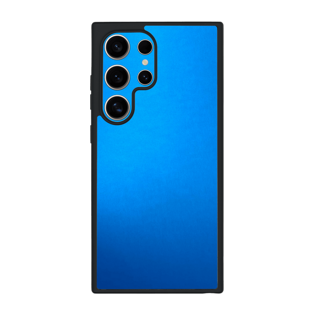 Galaxy S24 ULTRA Qcaze Satin Blue Metallic Matt Matte Case by QSKINZ | qskinz.com