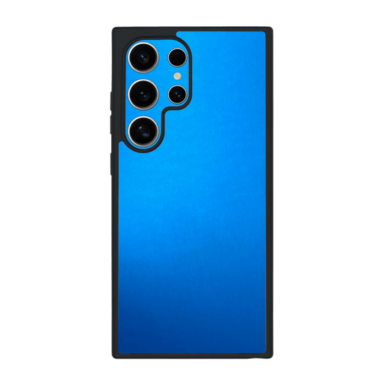 Galaxy S24 ULTRA Qcaze Satin Blue Metallic Matt Matte Case by QSKINZ | qskinz.com