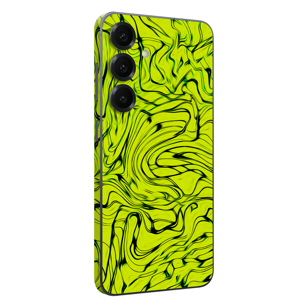 Galaxy S25 FE Print Printed Custom SIGNATURE Hypnotic Green Electric Jade Skin Wrap Sticker Decal Cover Protector by QSKINZ | QSKINZ.COM