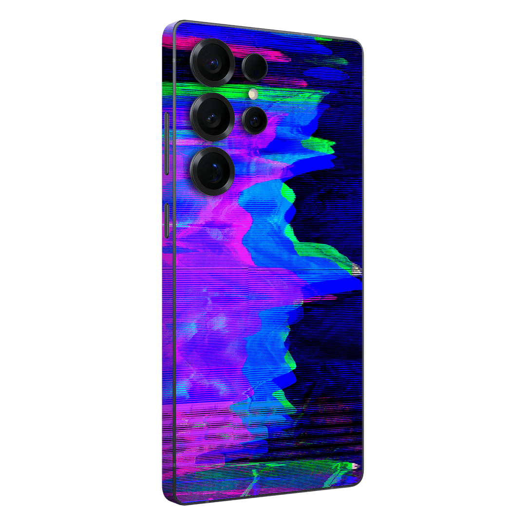 Galaxy S25 ULTRA Custom Printed SIGNATURE “Andromeda” Blue Purple Wave Skin Wrap Sticker Decal Cover Protector by QSKINZ | QSKINZ.COM