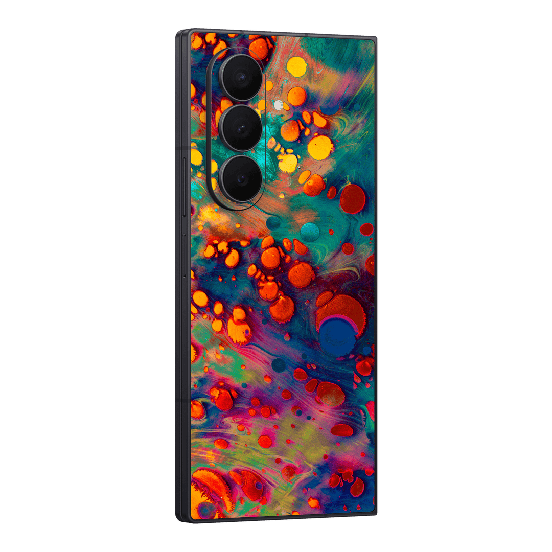 Galaxy Z FOLD 7 Print Printed Custom SIGNATURE Abstract Art Impression Skin Wrap Sticker Decal Cover Protector by QSKINZ | qskinz.com