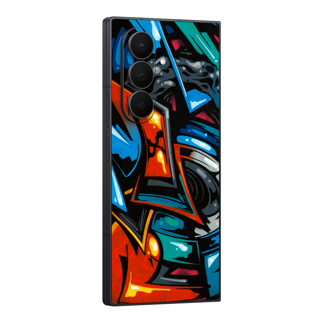 Galaxy Z FOLD 7 Print Printed Custom SIGNATURE Street Art Graffiti Skin, Wrap, Decal, Protector, Cover by QSKINZ | qskinz.com