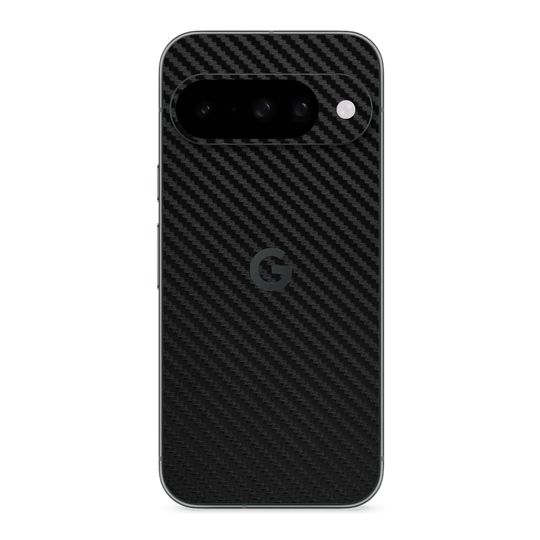 Google Pixel 10 Black 3D Textured Carbon Fibre Fiber Skin Wrap Sticker Decal Cover Protector by QSKINZ | qskinz.com