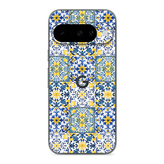 Google Pixel 10 Custom Printed SIGNATURE “Tile d’Amalfi Coast” Ceramic Skin Wrap Sticker Decal Cover Protector by QSKINZ | QSKINZ.COM