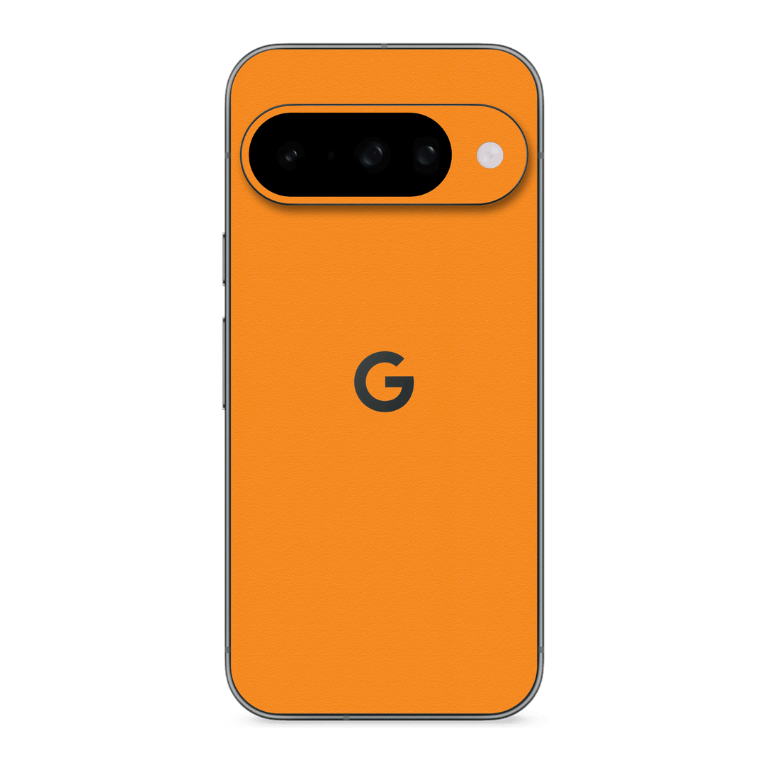 Google Pixel 10 Google Pixel 10 Luxuria Sunrise Orange Matt 3D Textured Skin Wrap Sticker Decal Cover Protector by QSKINZ | qskinz.com