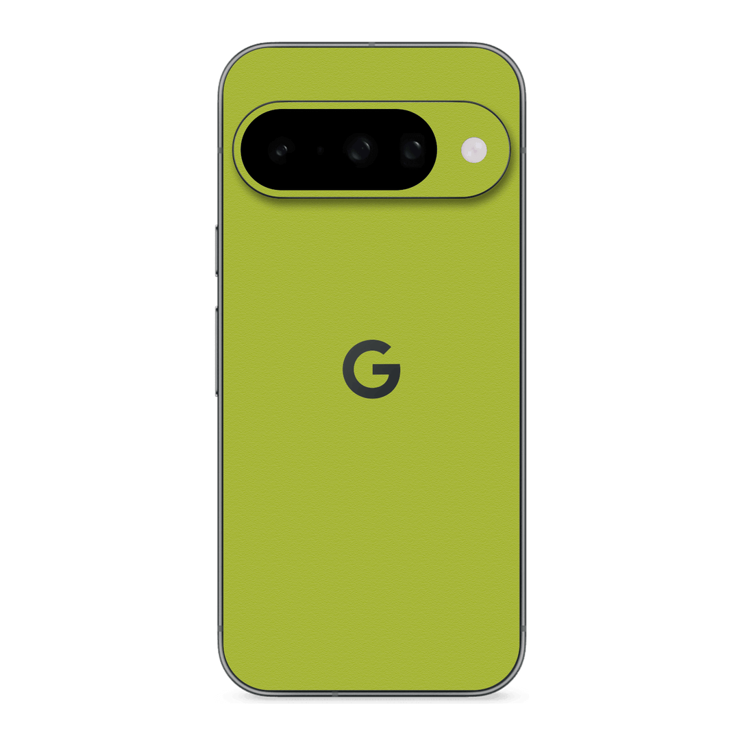 Google Pixel 10 Luxuria Lime Green Matt 3D Textured Skin Wrap Sticker Decal Cover Protector by QSKINZ | qskinz.com