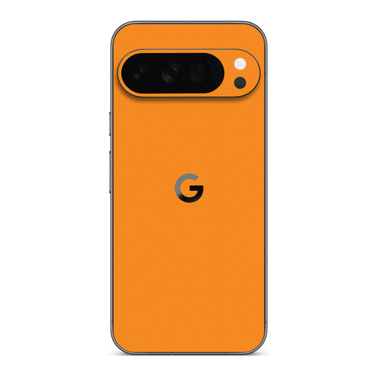 Google Pixel 10 PRO Luxuria Sunrise Orange Matt 3D Textured Skin Wrap Sticker Decal Cover Protector by QSKINZ | qskinz.com