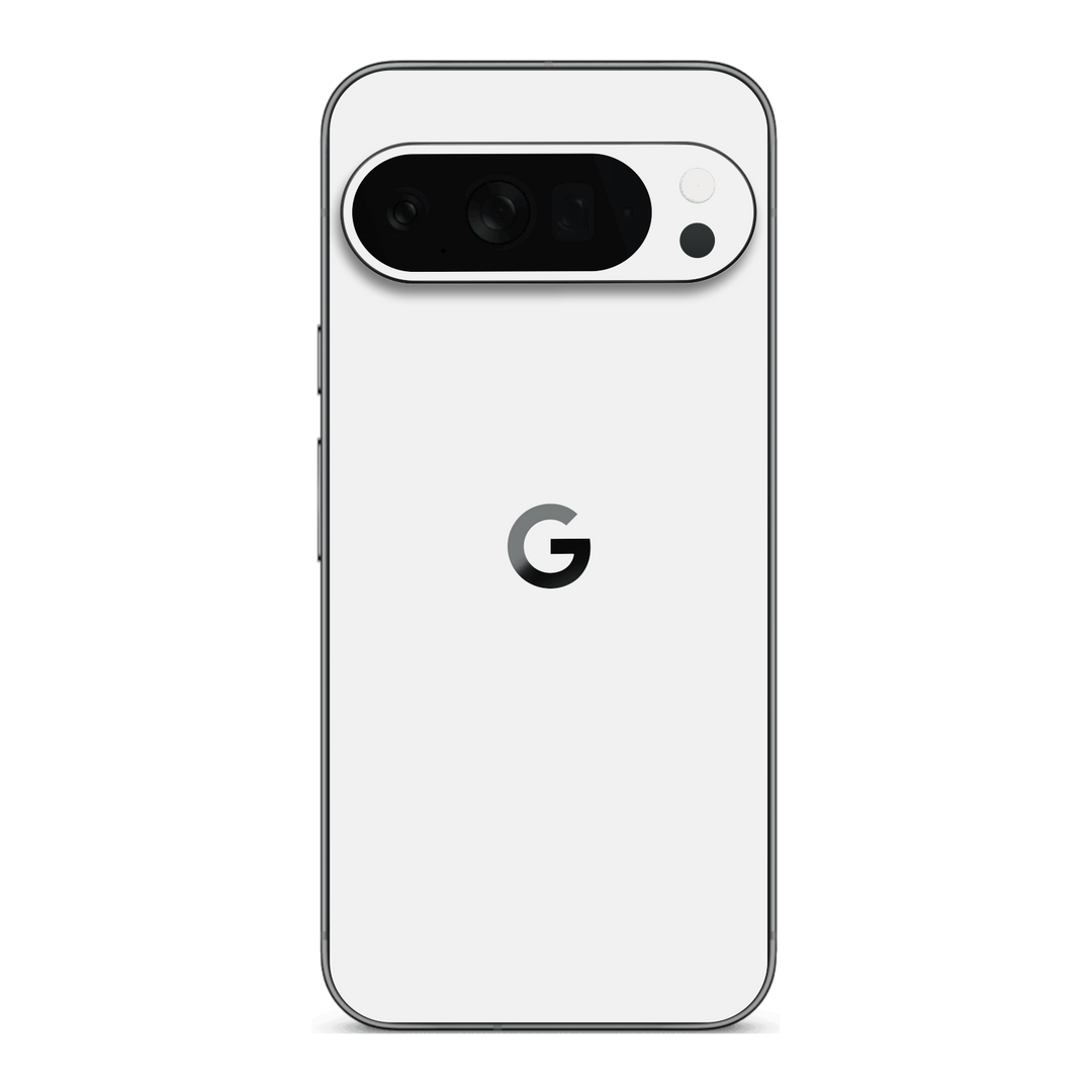 Google Pixel 10 PRO Soft-Touch Matte StealthMatte Polar White Skin Wrap Sticker Decal Cover Protector by QSKINZ | qskinz.com