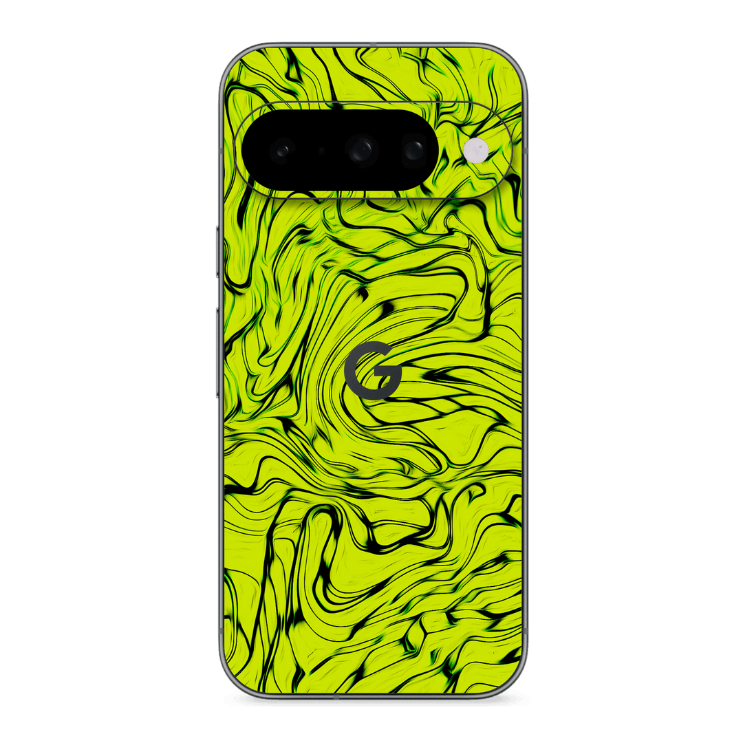 Google Pixel 10 Print Printed Custom SIGNATURE Hypnotic Green Electric Jade Skin Wrap Sticker Decal Cover Protector by QSKINZ | QSKINZ.COM