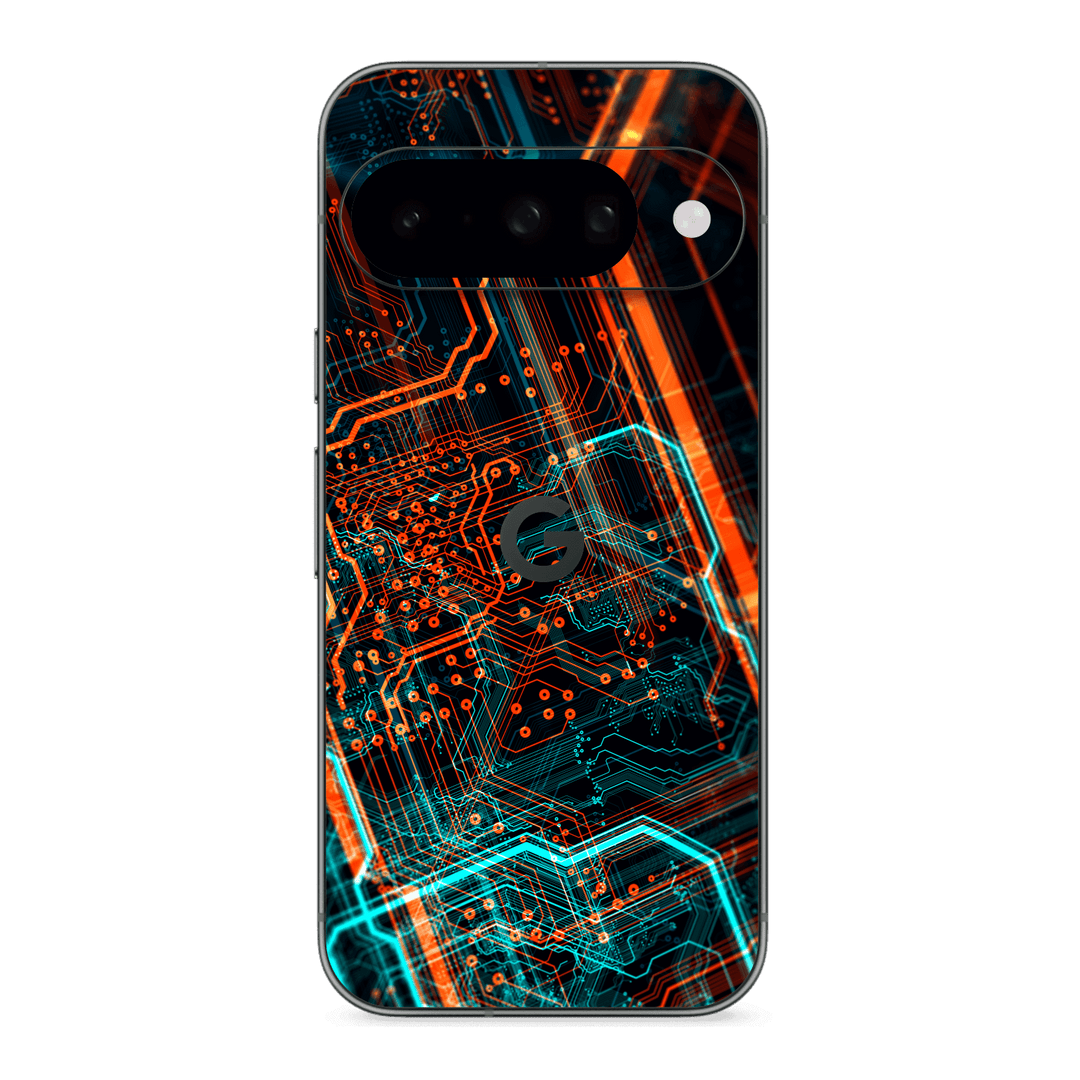 Google Pixel 10 Print Printed Custom SIGNATURE NEON PCB Board Skin Wrap Sticker Decal Cover Protector by QSKINZ | qskinz.com