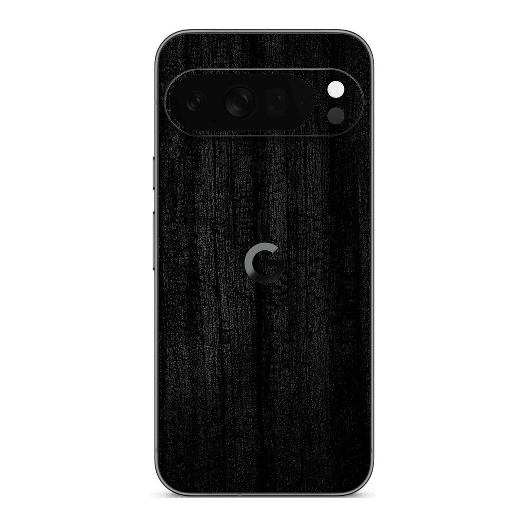 Google Pixel 10 Pro XL Luxuria Black Charcoal Black Dragon Coal Stone 3D Textured Skin Wrap Sticker Decal Cover Protector by QSKINZ | qskinz.com