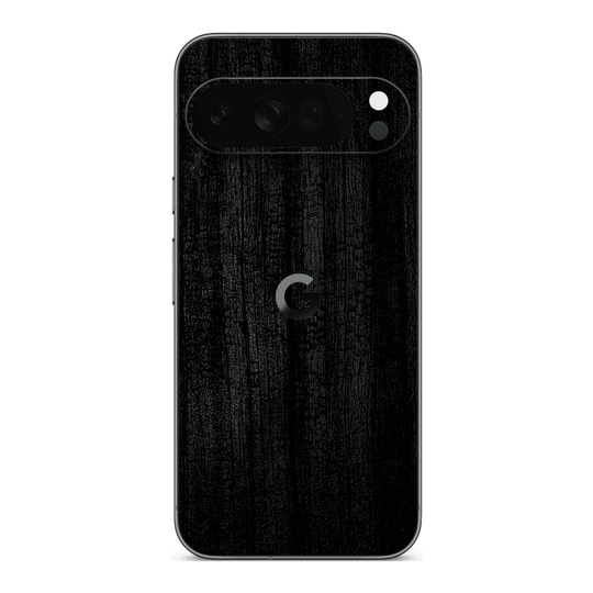 Google Pixel 10 Pro XL Luxuria Black Charcoal Black Dragon Coal Stone 3D Textured Skin Wrap Sticker Decal Cover Protector by QSKINZ | qskinz.com
