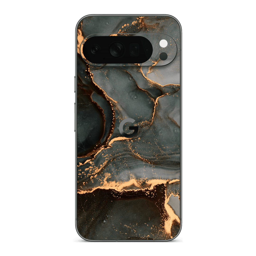 Google Pixel 10 Pro XL Print Printed Custom SIGNATURE AGATE GEODE Deep Forest Skin, Wrap, Decal, Protector, Cover by QSKINZ | qskinz.com