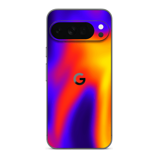 Google Pixel 10 Pro XL Print Printed Custom SIGNATURE Infrablaze Infrared Thermal Neon Skin Wrap Sticker Decal Cover Protector by QSKINZ | QSKINZ.COM