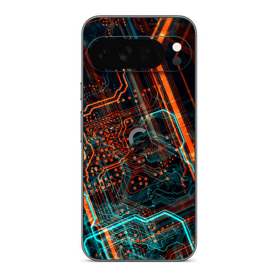 Google Pixel 10 Pro XL Print Printed Custom SIGNATURE NEON PCB Board Skin Wrap Sticker Decal Cover Protector by QSKINZ | qskinz.com