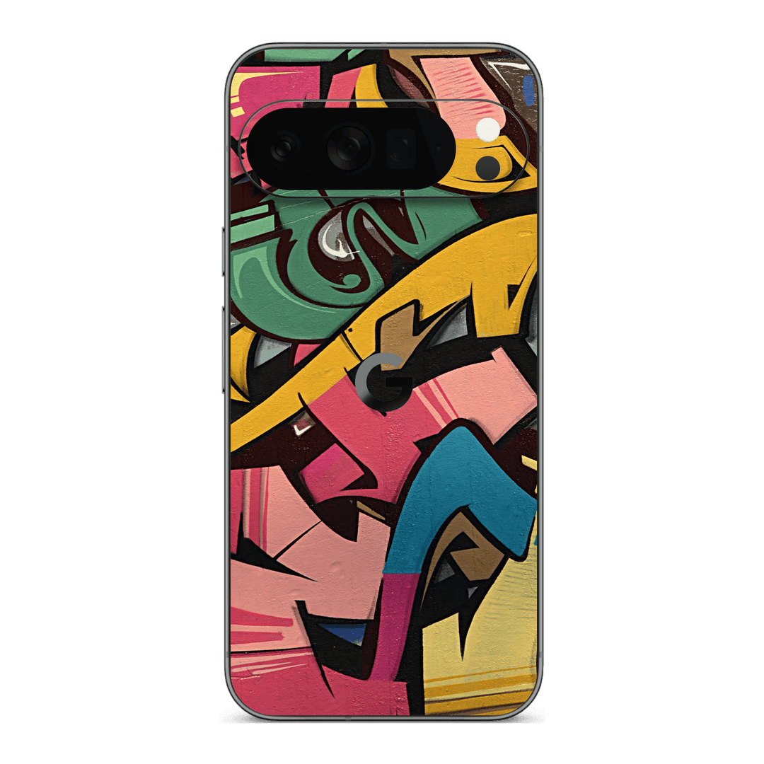 Google Pixel 10 Pro XL Print Printed Custom SIGNATURE Vintage Street Art Skin Wrap Sticker Decal Cover Protector by QSKINZ | qskinz.com