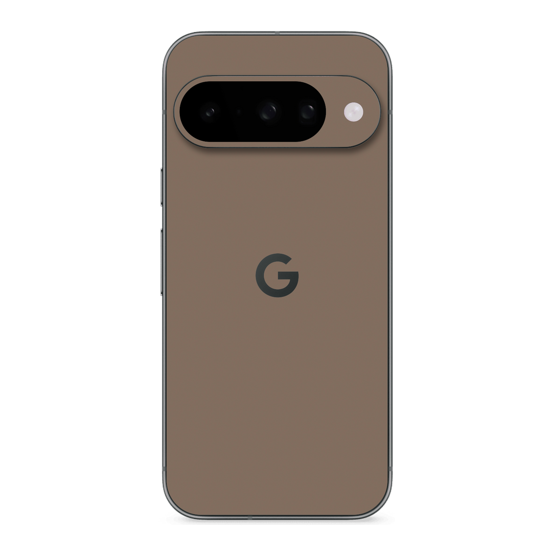 Google Pixel 10 Soft-Touch Matte StealthMatte Mocha Taupe Neutral Skin Wrap Sticker Decal Cover Protector by QSKINZ | qskinz.com