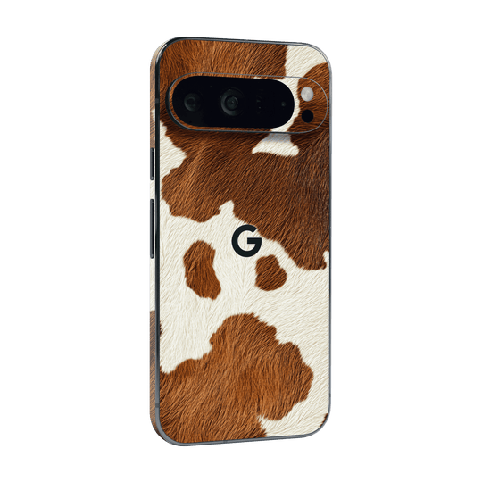 Google Pixel 9 PRO Print Printed Custom SIGNATURE MOO Cow Print Cowhide Skin Wrap Sticker Decal Cover Protector by QSKINZ | QSKINZ.COM