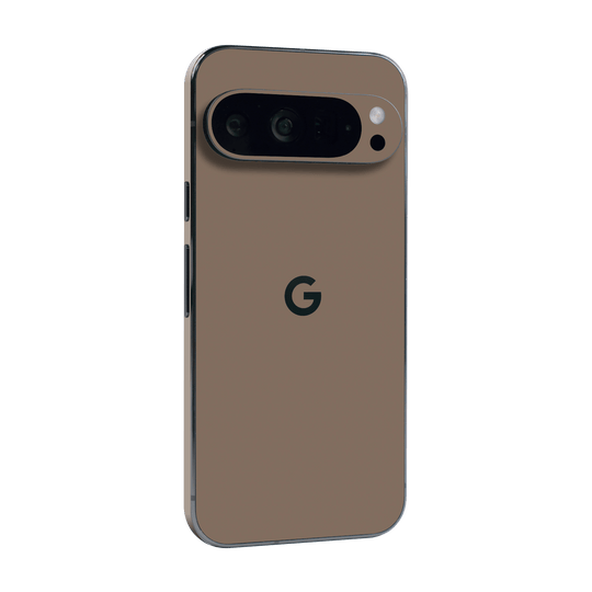 Google Pixel 9 Pro XL  Soft-Touch Matte StealthMatte Mocha Taupe Neutral Skin Wrap Sticker Decal Cover Protector by QSKINZ | qskinz.com