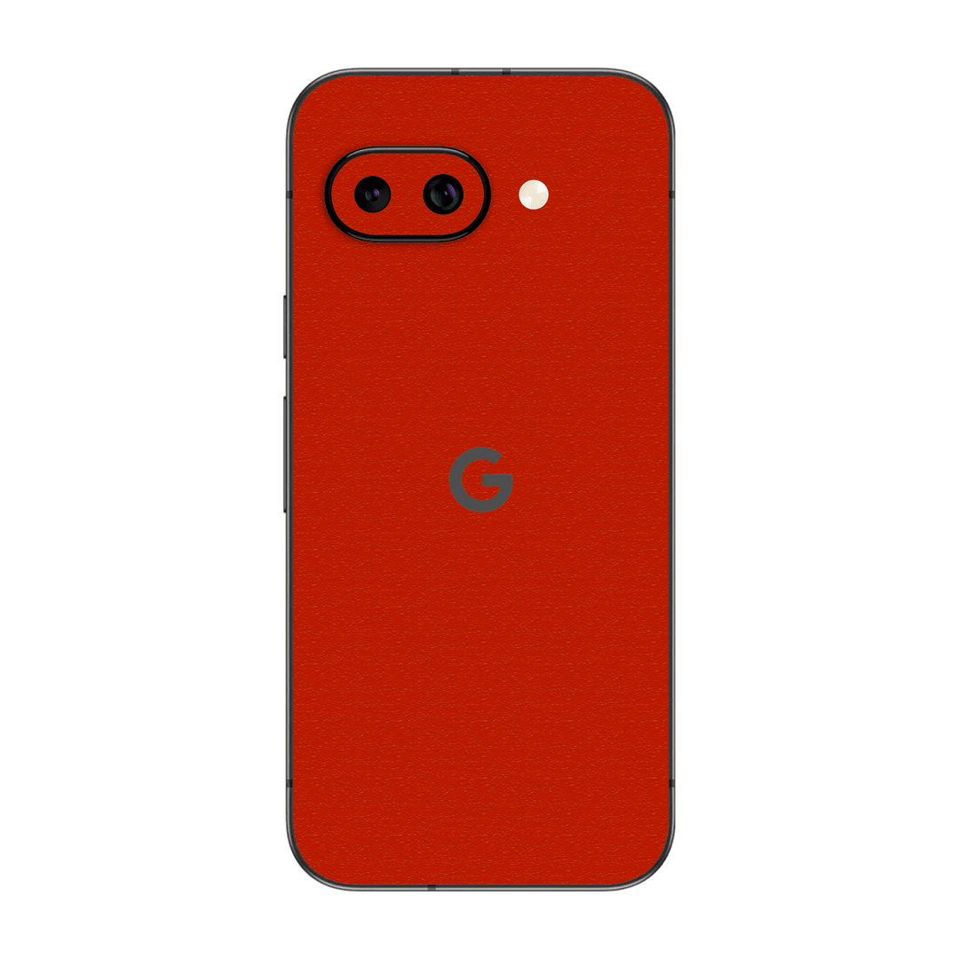 Google Pixel 9a Luxuria Red Cherry Juice Matt 3D Textured Skin Wrap Sticker Decal Cover Protector by QSKINZ | qskinz.com
