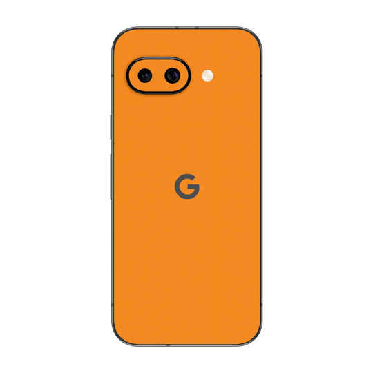 Google Pixel 9a Luxuria Sunrise Orange Matt 3D Textured Skin Wrap Sticker Decal Cover Protector by QSKINZ | qskinz.com
