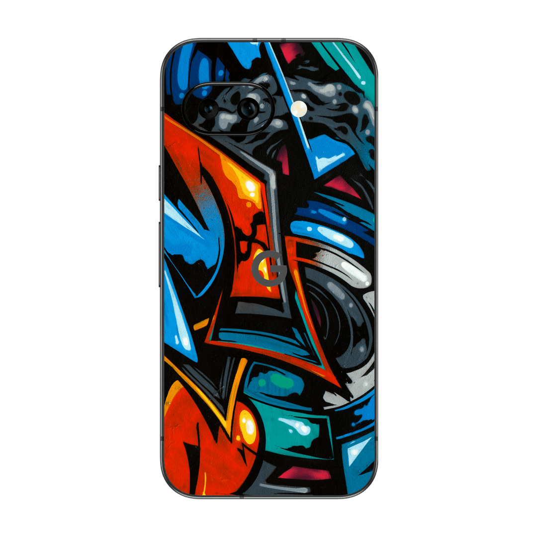 Google Pixel 9a Print Printed Custom SIGNATURE Street Art Graffiti Skin, Wrap, Decal, Protector, Cover by QSKINZ | qskinz.com
