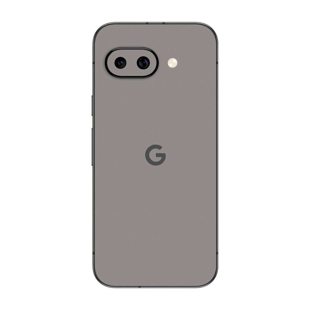 Google Pixel 9a Soft-Touch Matte StealthMatte Lunar Light Grey Skin Wrap Sticker Decal Cover Protector by QSKINZ | qskinz.com
