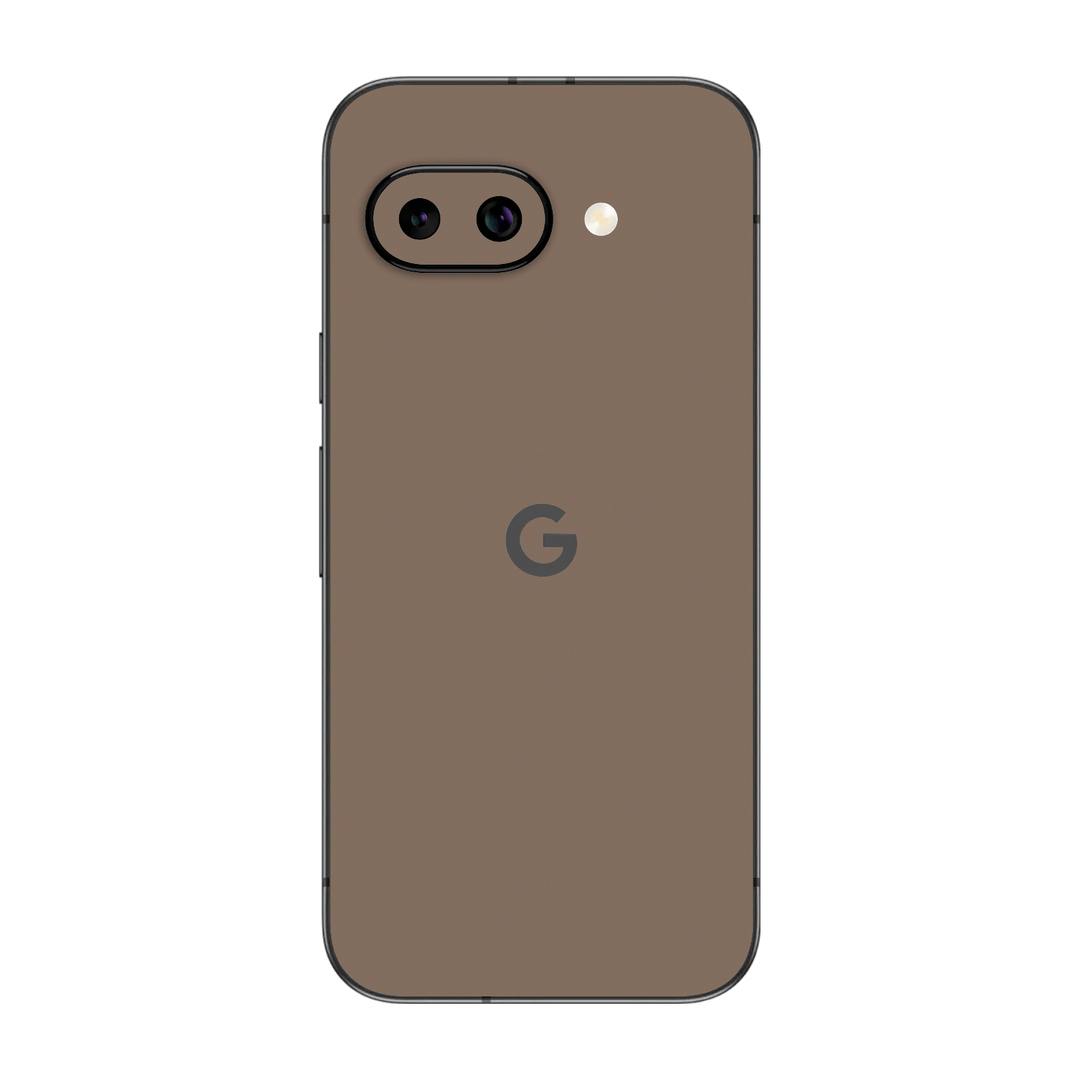 Google Pixel 9a Soft-Touch Matte StealthMatte Mocha Taupe Neutral Skin Wrap Sticker Decal Cover Protector by QSKINZ | qskinz.com
