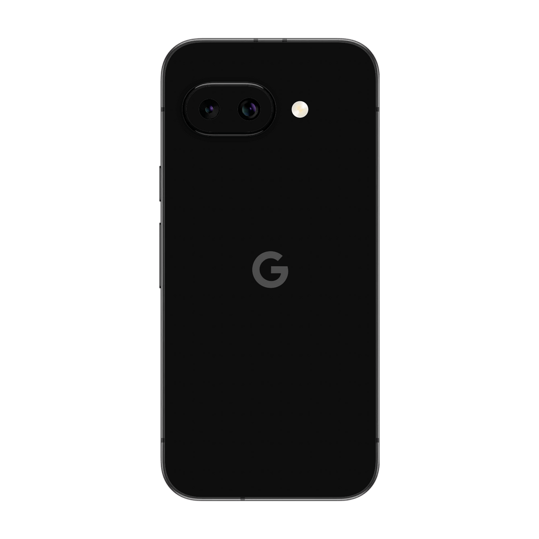 Google Pixel 9a Soft-Touch Matte StealthMatte Phantom Black Skin Wrap Sticker Decal Cover Protector by QSKINZ | qskinz.com
