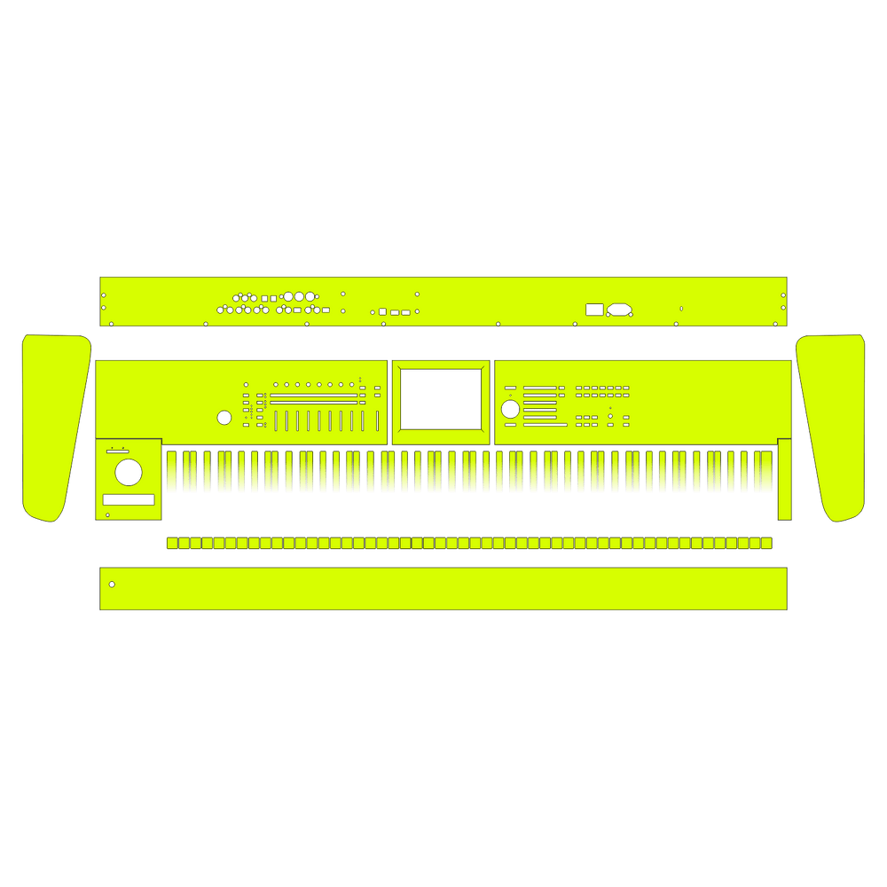 KORG Kronos 2 Music Workstation (88 keys) SIGNATURE Rainy Night in Bangkok Skin