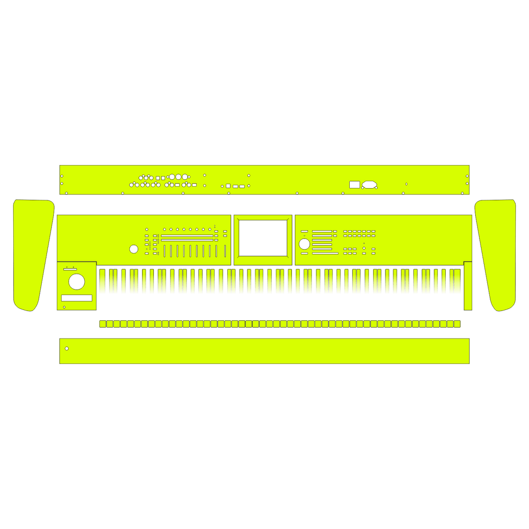 KORG Kronos 2 Music Workstation (88 keys) SIGNATURE Pictogram Party Skin