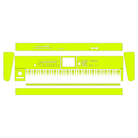 KORG Kronos 2 Music Workstation (88 keys) SIGNATURE Glowquatic Skin