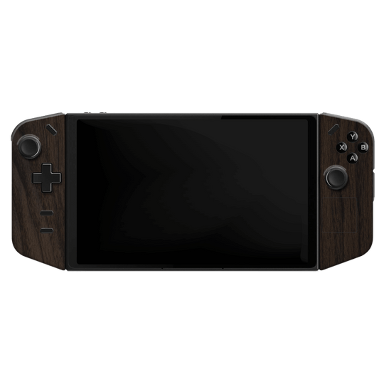 Lenovo Legion Go Premium Wood Wooden Dark Walnut Matte Textured Skin Wrap Sticker Decal Cover Protector by QSKINZ | qskinz.com