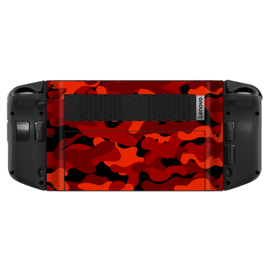 Lenovo Legion Go Print Printed Custom SIGNATURE Fire Red Camo Camouflage Skin Wrap Sticker Decal Cover Protector by QSKINZ | QSKINZ.COM